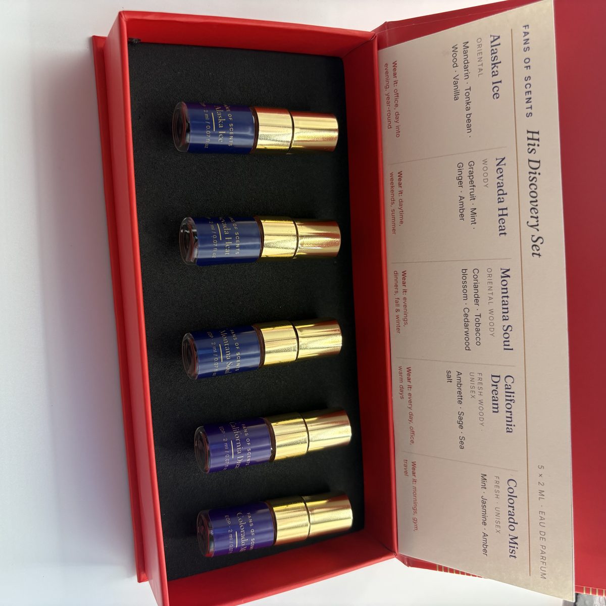 Fans of Scents Discovery Set for Him